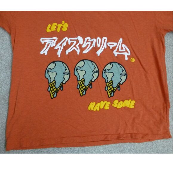 Ice Cream Embroidered Red T-Shirt - Picture 6 of 9